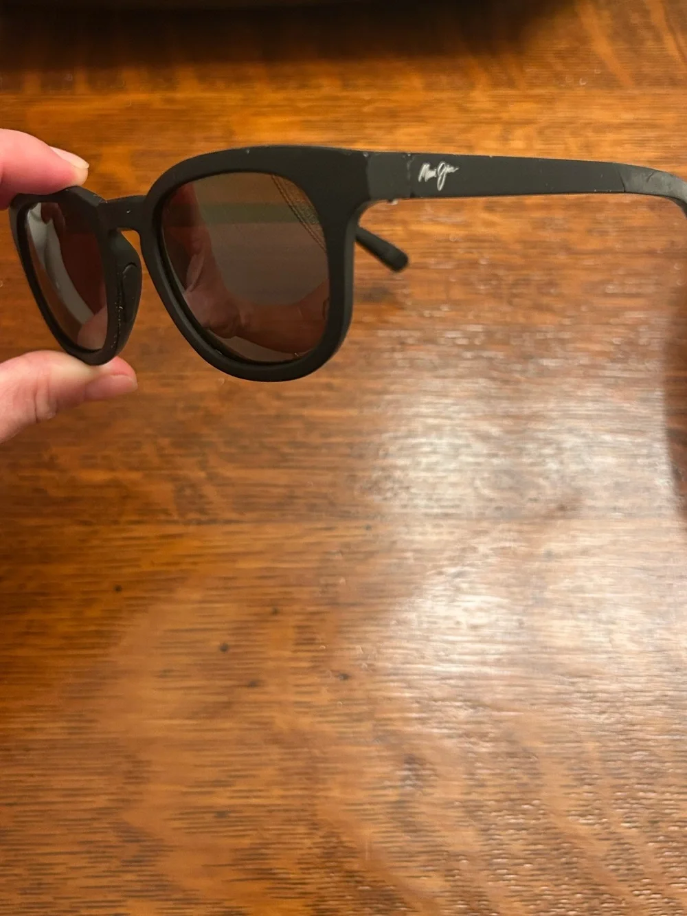Maui Jim black rubberized sunglasses